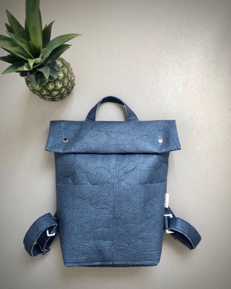 Vegan backpack Piñatex® - Indigo