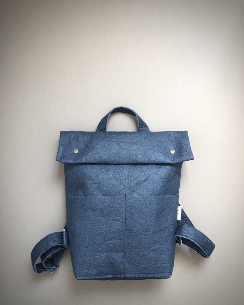 Vegan backpack Piñatex® - Indigo