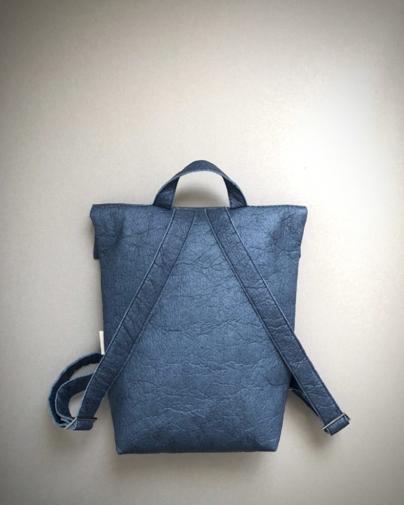 Vegan backpack Piñatex® - Indigo