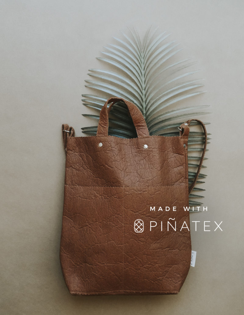 Tote bag de Piñatex® color canela