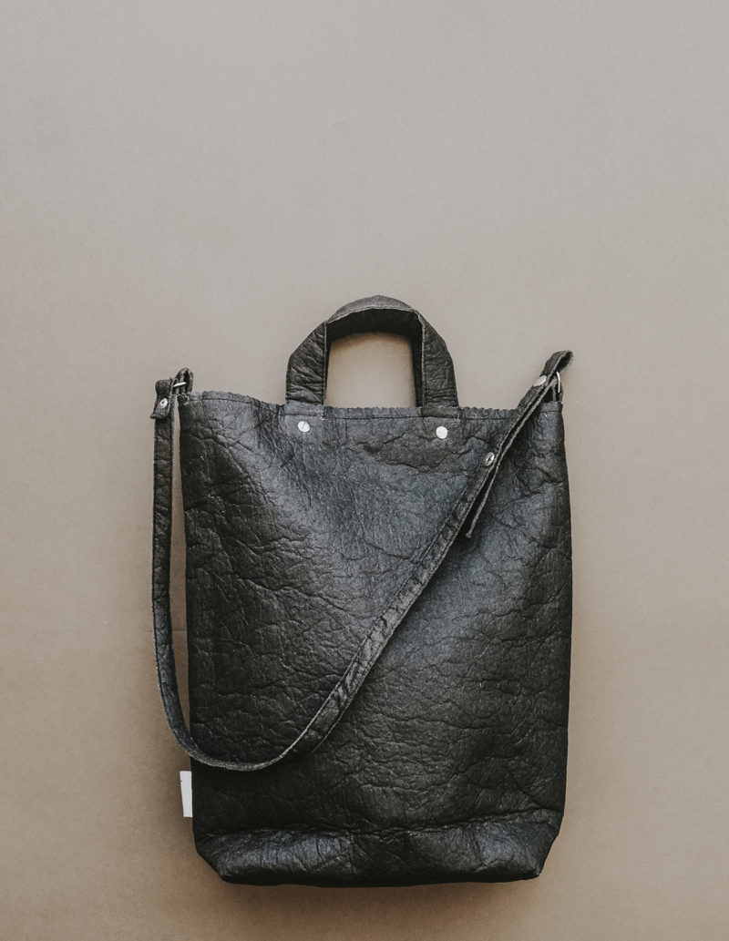 Charcoal Piñatex® tote bag